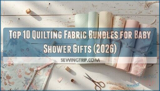 quilting fabric bundles for baby shower gifts