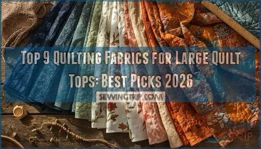 quilting fabrics for large quilt tops