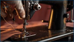 raising presser foot and needle raising presser foot and needle