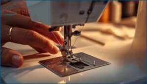 re-thread the machine properly re-thread the machine properly