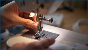 reinserting the bobbin reinserting the bobbin