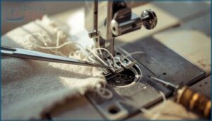 removing fabric and tangled thread removing fabric and tangled thread