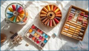 repurposing household containers for thread storage repurposing household containers for thread storage