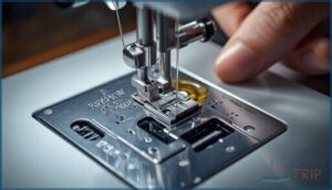 reseating and checking the bobbin case reseating and checking the bobbin case