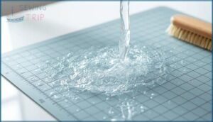 rinse away all soap residue rinse away all soap residue