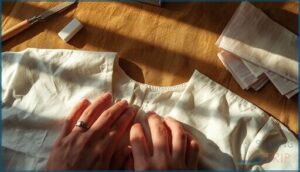 securing facings to prevent flipping securing facings to prevent flipping