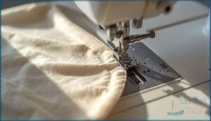 securing seam allowances to facing or lining securing seam allowances to facing or lining