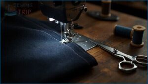 sewing the initial crotch seam sewing the initial crotch seam