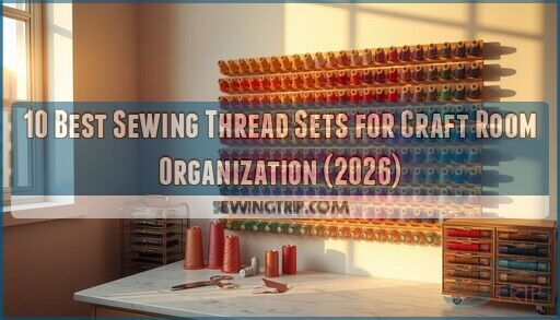 sewing thread sets for craft room organization