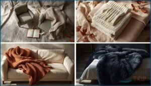 small, standard, large, and oversized throws small, standard, large, and oversized throws