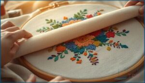 standard hooping for large embroidery fields standard hooping for large embroidery fields