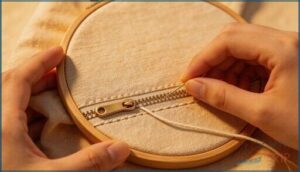 starting at the bottom edge securely starting at the bottom edge securely