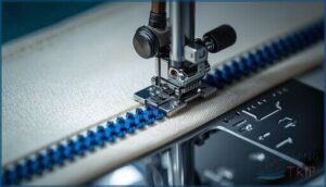 stitch close to the coil stitch close to the coil