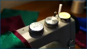 stitch selection and adjustment dials stitch selection and adjustment dials