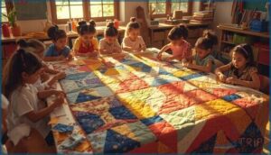 student-made quilts and collaborative projects student-made quilts and collaborative projects