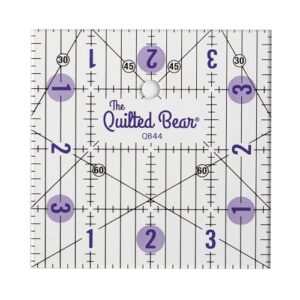 Best Sewing Rulers for Patchwork Enthusiasts: Top 10 Picks 6 The Quilted Bear Quilting Rulers B0B7NPXDZM