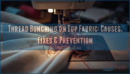 thread bunching on top fabric