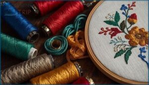 thread material and fiber quality (polyester, cotton, silk, nylon, specialty threads) thread material and fiber quality (polyester, cotton, silk, nylon, specialty threads)