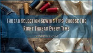 thread selection sewing tips thread selection sewing tips