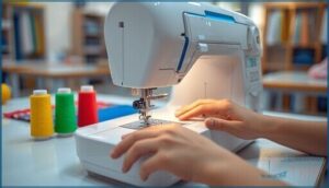 threading ease and color-coded guides threading ease and color-coded guides