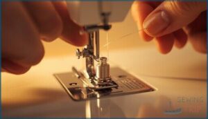 threading through tension disc threading through tension disc