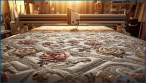 throat space and workspace for large quilt panels throat space and workspace for large quilt panels