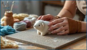 tips for safe and successful needle felting tips for safe and successful needle felting