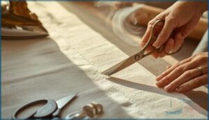 trimming and pressing the seam trimming and pressing the seam