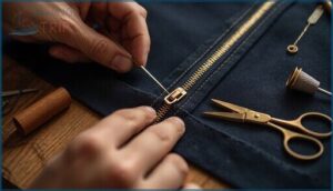 using backstitch for extra strength using backstitch for extra strength