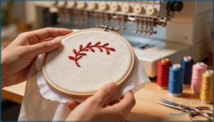 using basting stitches for better control using basting stitches for better control