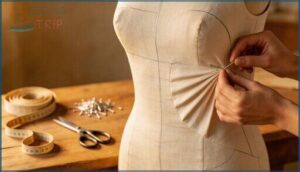 using darts, tucks, and seam shifts using darts, tucks, and seam shifts