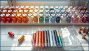 using glass jars and clear boxes for visibility using glass jars and clear boxes for visibility