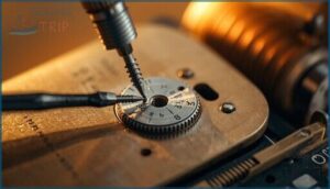 using quarter-turn increments for precision using quarter-turn increments for precision