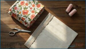 using the burrito method for neat finishes using the burrito method for neat finishes