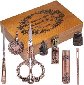 9 Best Sewing Kits for Gift Giving in 2026 | Thoughtful Craft Ideas 3 Vintage Embroidery Scissors Kit, Victorian B0BPP2HDFV