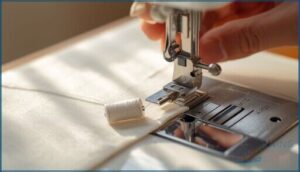 winding and inserting the bobbin winding and inserting the bobbin