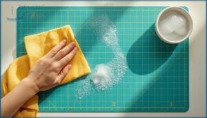 wipe in gentle circular motions wipe in gentle circular motions