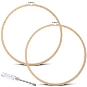 9 Best Embroidery Hoops for Large Projects (+ Pro Tips) 7 2 Pcs Large Embroidery Hoops B0G3N87F77