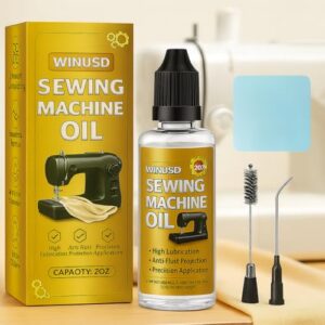How to Grease a Sewing Machine: Best Lubes & Tips (2026) 6 2OZ Sewing Machine Oil, 4Pcs B0FJ182FKG