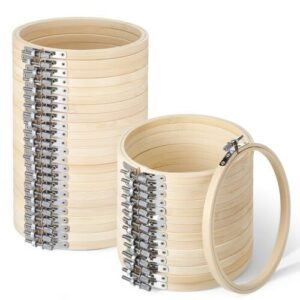 Top 8 Embroidery Hoops for Classrooms: Safe, Smart Picks 2026 4 40 Pieces 6 Inch Round B0FP24BGZH