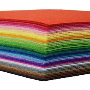 Fun Sewing Machine Projects for Adults You'll Actually Love 2 42pcs Felt Fabric Sheet 4"x4" B01GCLS32M
