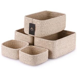 Sewing Room Organization Ideas for Storage, Layout, and Tools 8 5 Pack Small Woven Rope Storage B0FC2BJFJ1