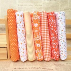 10 Best Quilting Fabrics for Art Quilts: Choose & Create 3 7Pcs Top Orange Cotton Craft B0DDTQQCVH