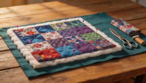 adding batting, backing, and binding adding batting, backing, and binding