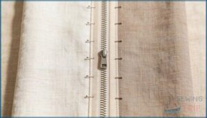 aligning and pinning the second side aligning and pinning the second side