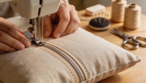 backstitching for a durable zipper seam backstitching for a durable zipper seam