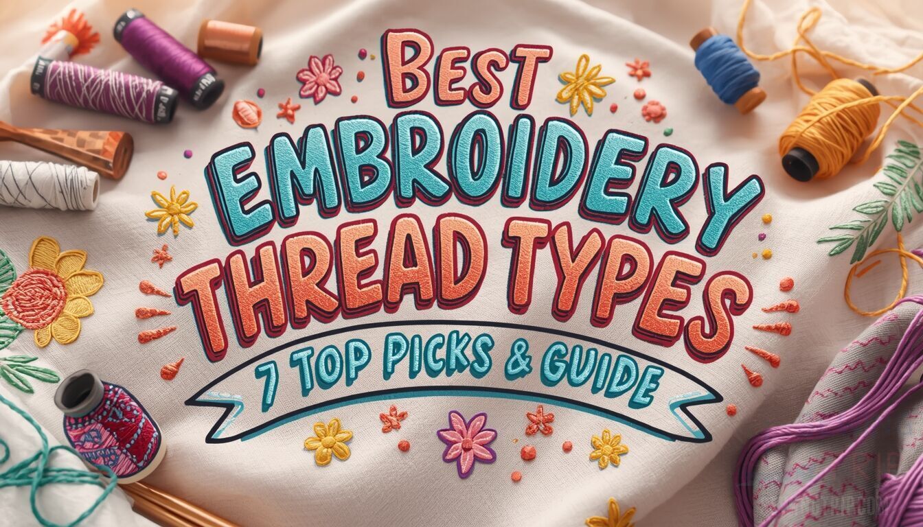 Best Embroidery Machine Thread Types: 7 Top Picks & Guide