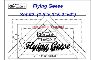 Top 5 Quilting Rulers for Classroom Use: Safe, Clear & Versatile 2 Bloc Loc Flying Geese Quilting B093X346B4