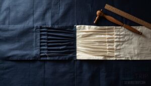 box pleats for structured folds box pleats for structured folds