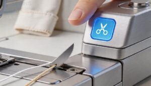 button-activated thread cutter systems button-activated thread cutter systems